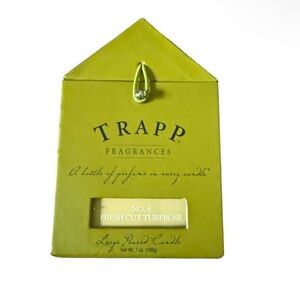 Trapp Candle No. 8 Fresh Cut Tuberose Large Poured Candle 7 oz NEW
